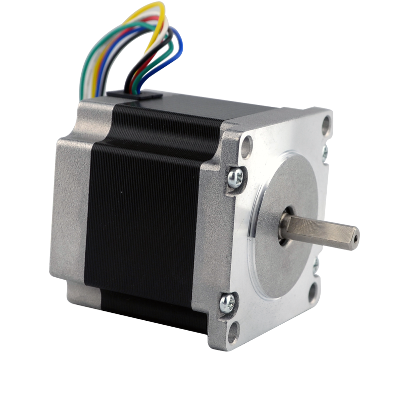 Nema 23 unipolar 1.8deg 0.6Nm(84.97oz.in) 0.44A 11.88V 57x57x54mm 6 wires