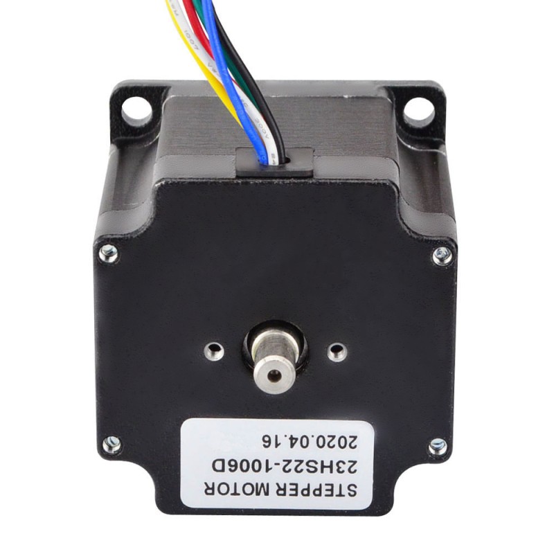 Dual Shaft Nema 23 Unipolar 1.8deg 90Ncm(127.5oz.in) 1A 57x57x56mm 6 Wires