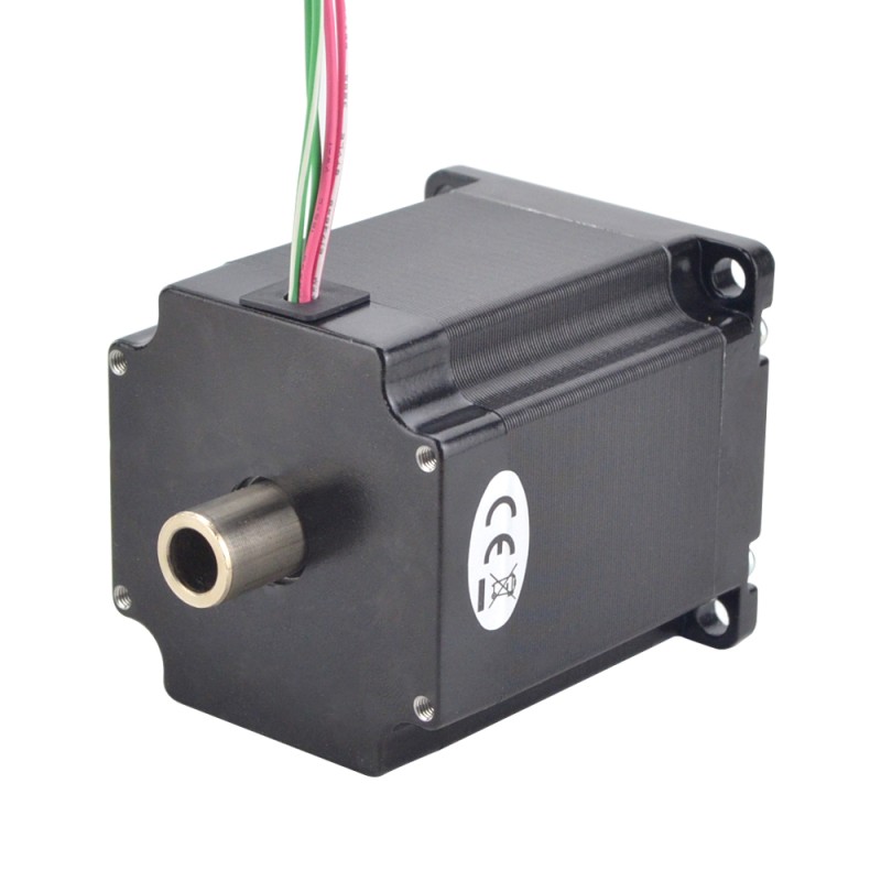Dual Shaft Nema 23 Hollow Shaft Stepper Motor Bipolar 1.45Nm(205.38oz.in) 2.0A 57x57x65mm