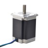 Nema 23 Stepper Motor 1.9Nm(269oz.in) with 9mm Shaft for NmRV30 Worm Gear Speed Reducer