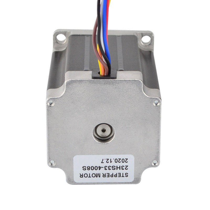 Nema 23 Bipolar 1.8deg 2.83Nm(400oz.in) 4A 57x57x84mm 8 Wires