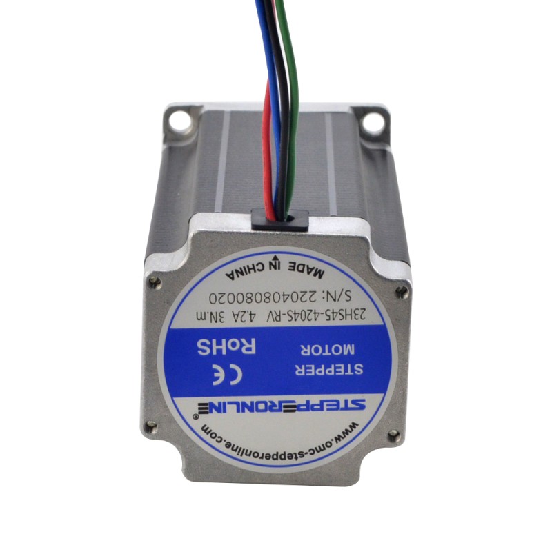 Nema 23 Stepper Motor 3Nm(425oz.in) with 9mm Shaft for NmRV30 Worm Gear Speed Reducer