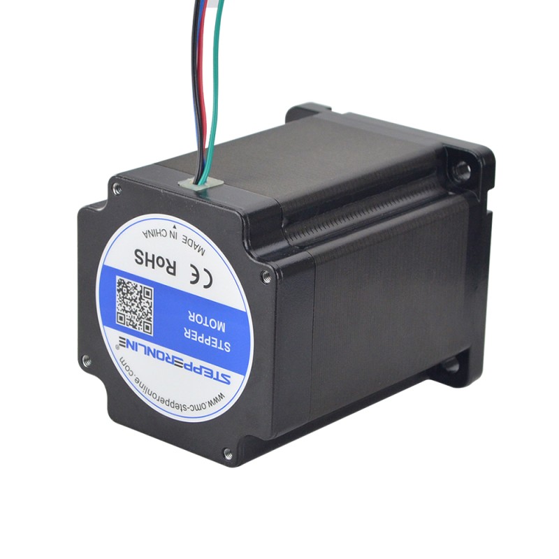 P Series Nema 34 Bipolar 1.8deg 8.2Nm(1161.22oz.in) 6.0A 86x86x112.3mm 4 Wires