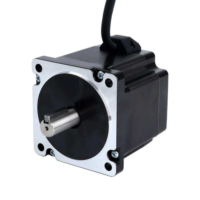 S Series Nema 34 Stepper Motor 4.8Nm(679.74oz.in) 14mm Key-way Shaft 1m Cable