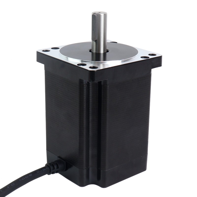 S Series Nema 34 Stepper Motor Bipolar 1.8deg 8.2Nm(1161.45oz.in) 6.0A 86x86x113mm 4 Wires
