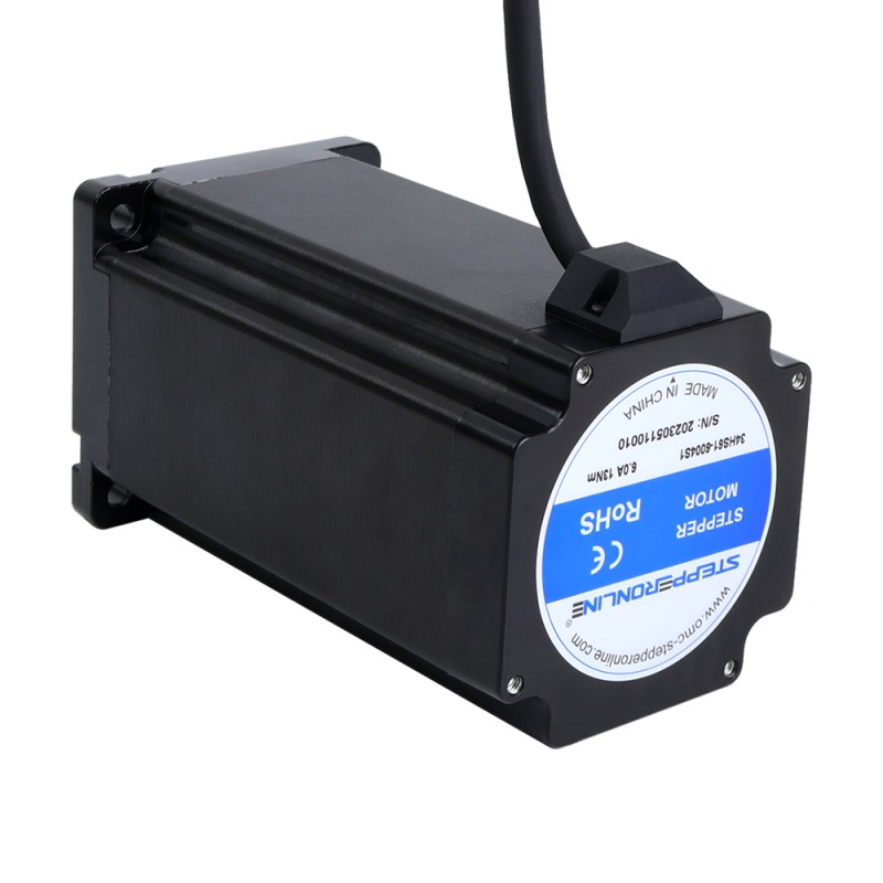 S Series Nema 34 Stepper Motor 13.0Nm(1841oz.in) 14mm Key-way Shaft 1m Cable