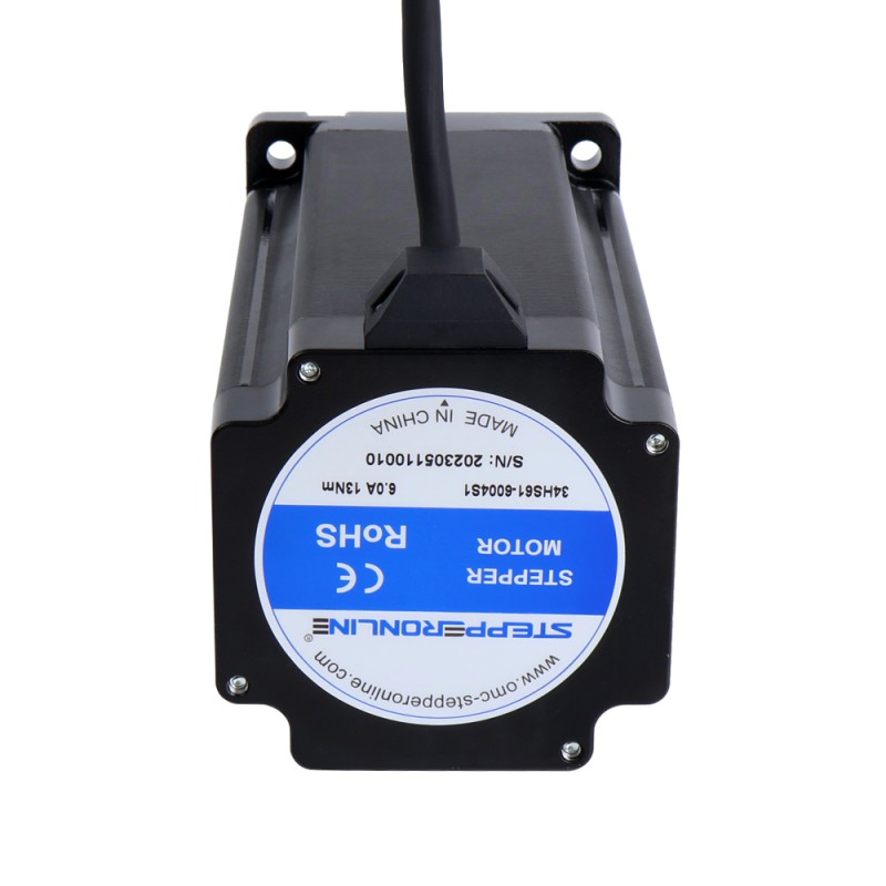 S Series Nema 34 Stepper Motor 13.0Nm(1841oz.in) 14mm Key-way Shaft 1m Cable