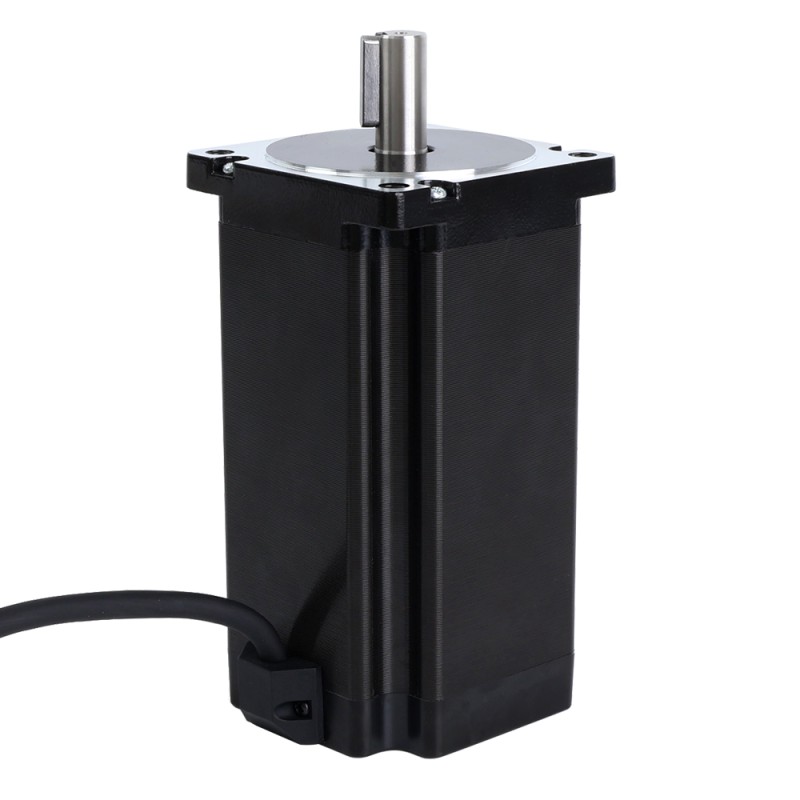 S Series Nema 34 Stepper Motor 13.0Nm(1841oz.in) 14mm Key-way Shaft 1m Cable