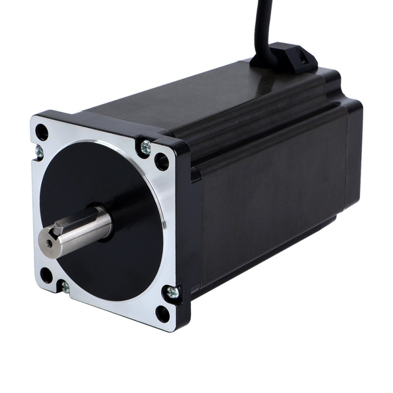 S Series Nema 34 Stepper Motor 13.0Nm(1841oz.in) 14mm Key-way Shaft 1m Cable