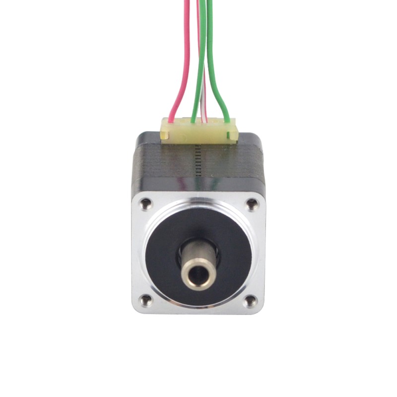 Dual Shaft Nema 8 Hollow Shaft Stepper Motor Bipolar 1.5Ncm(2.12oz.in) 0.49A 20x20x27mm