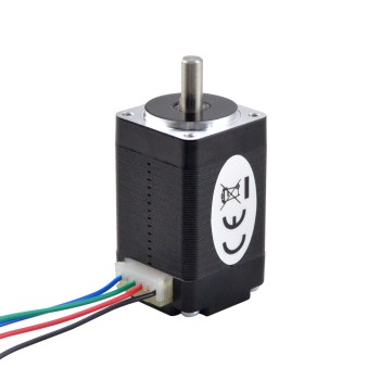 Nema 8 Bipolar 1.8deg 1.8Ncm(2.55oz.in) 0.6A 20x20x34mm 4 Wires